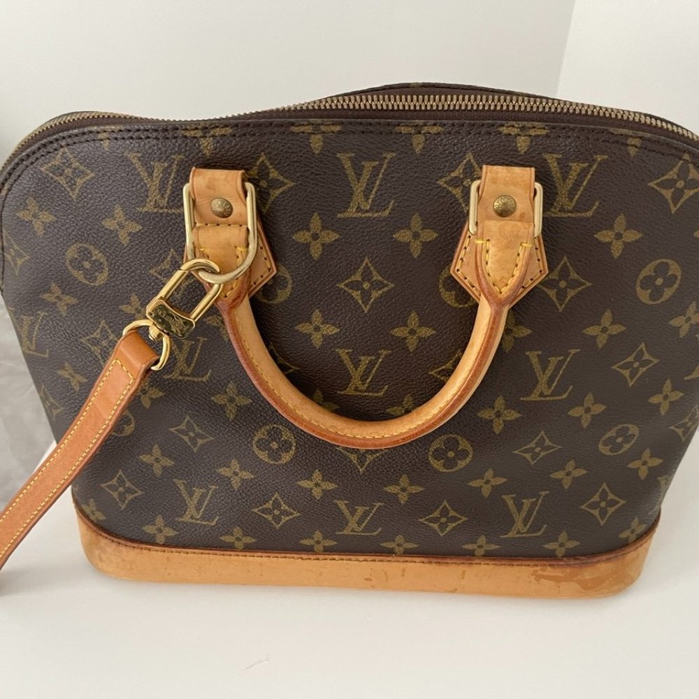 Louis Vuitton Alma PM Monogram Bag with Strap